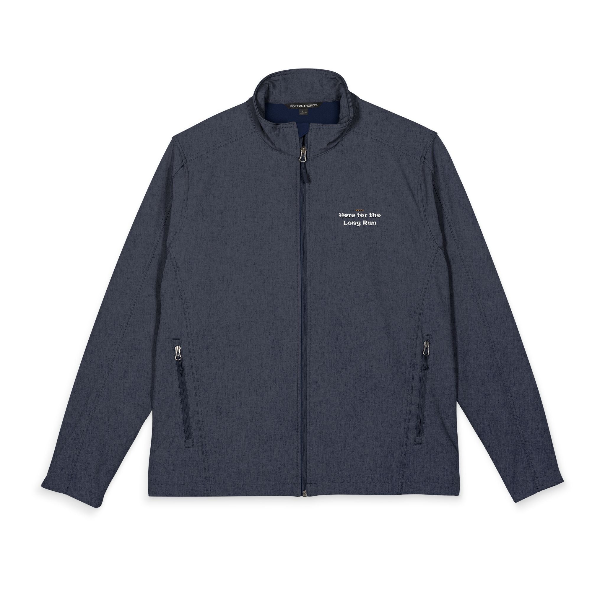 Here for the Long Run Soft Shell Jacket – Clinic Owner