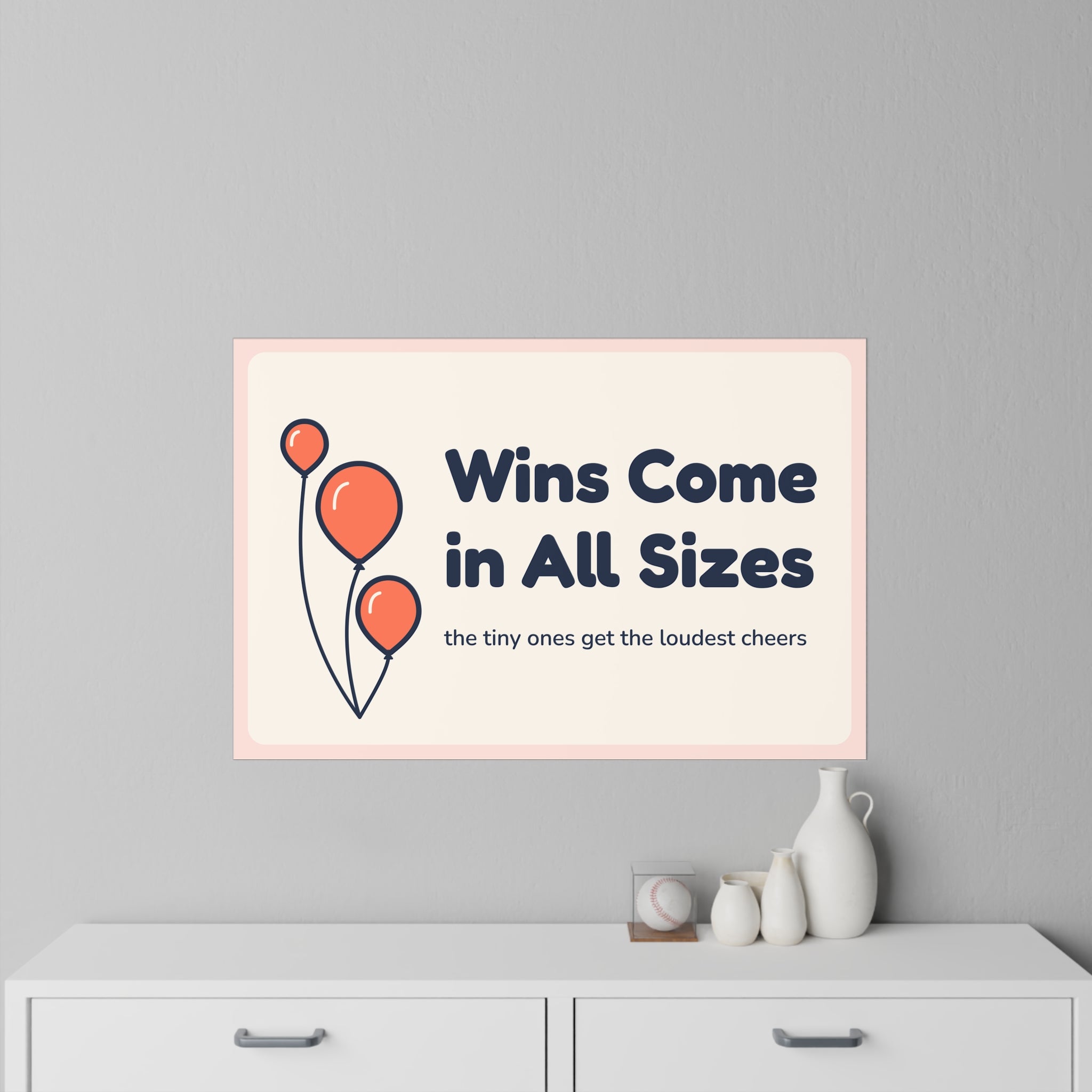 Wins Come in All Sizes Wall Decal — ABA Clinic