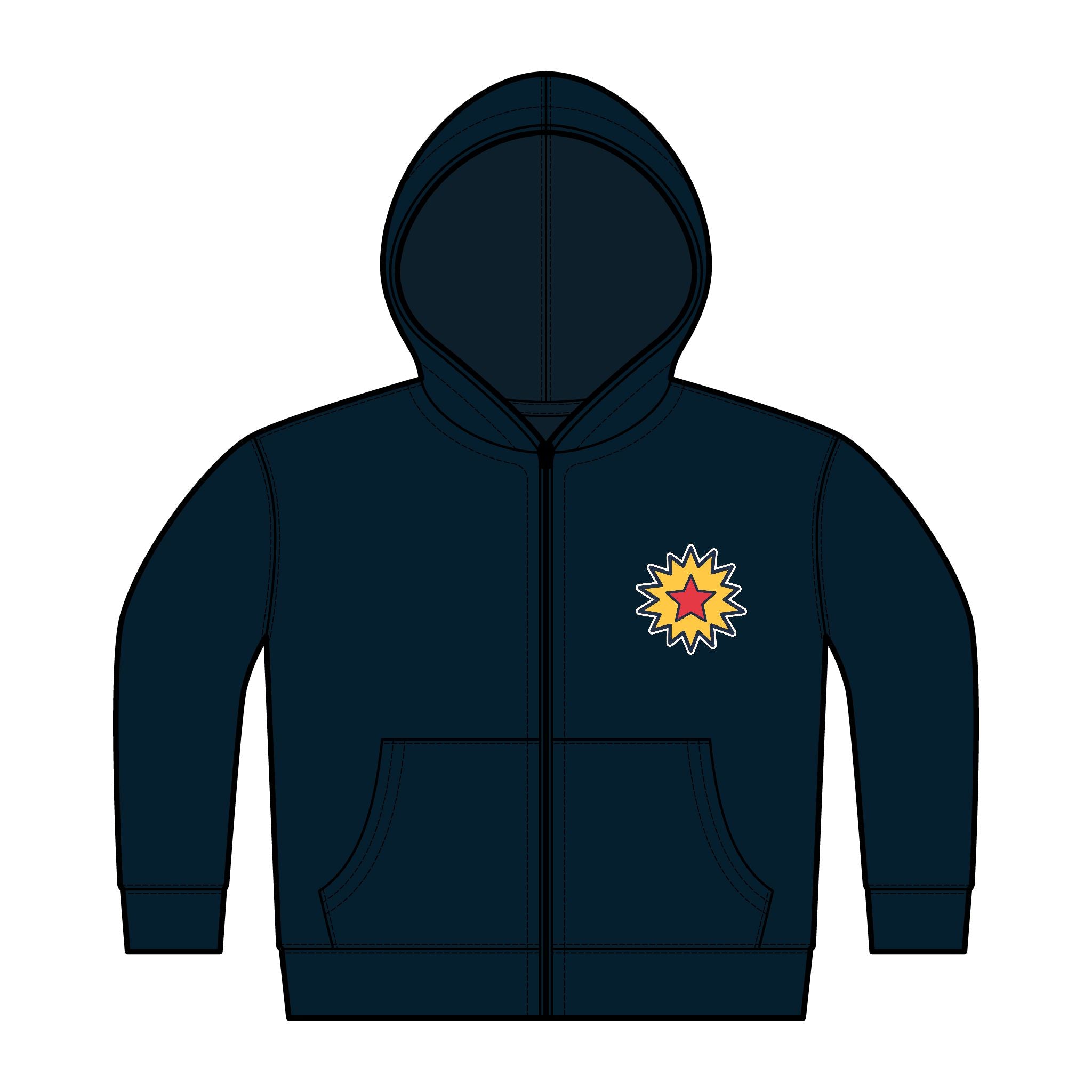 Superstar Kiddo Toddler Zip-Up Hoodie Jacket