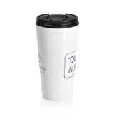 Travel Mug — 'Quietly Aligned' Stainless Steel Coffee Tumbler