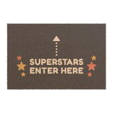 Superstars Enter Here Doormat — Waiting Room Decor