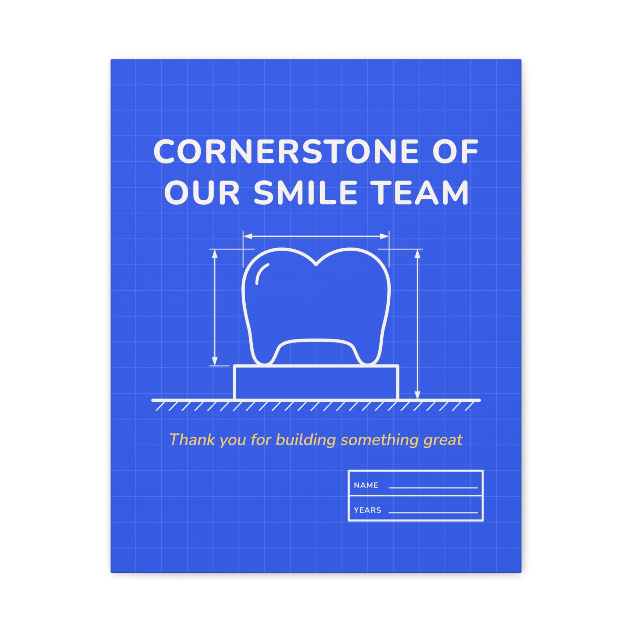Cornerstone of Our Smile Team Canvas — Dental Team