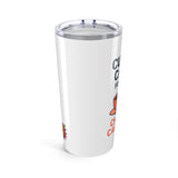 Funny Coffee Tumbler, "Cup of Calm" Travel Mug, 20oz Insulated Cup, Treat Yourself, Stylish Dual Use Dark Beverage Container