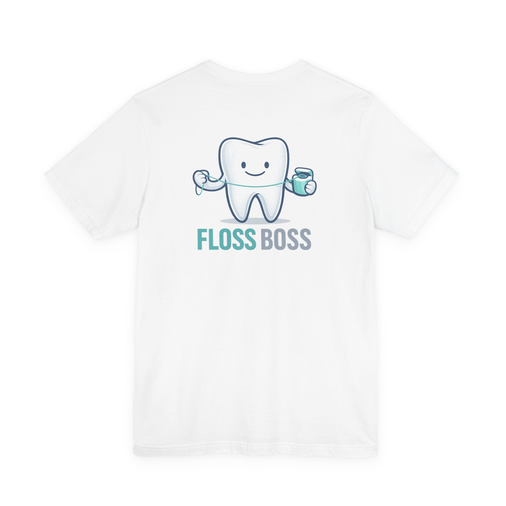 Floss Boss T-Shirt — Cute Tooth Dental Tee for Dentists & Hygienists