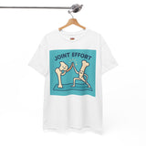 Unisex Heavy Cotton Tee -Upper Body Physical Therapy "Joint Effort"