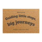 Welcoming Doormat - "Guiding Little Steps, Big Journeys" | Entryway Rug, Clinic Decor, Housewarming Gift, Personalized Welcome Mat, [...]