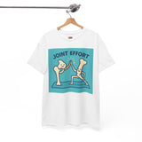 Unisex Heavy Cotton Tee -Upper Body Physical Therapy "Joint Effort"