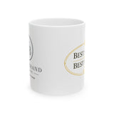 Adult Orthodontic Journey Ceramic Mug — "Best Smile, Best Years" Gold Emblem Coffee Mug (11oz/15oz)
