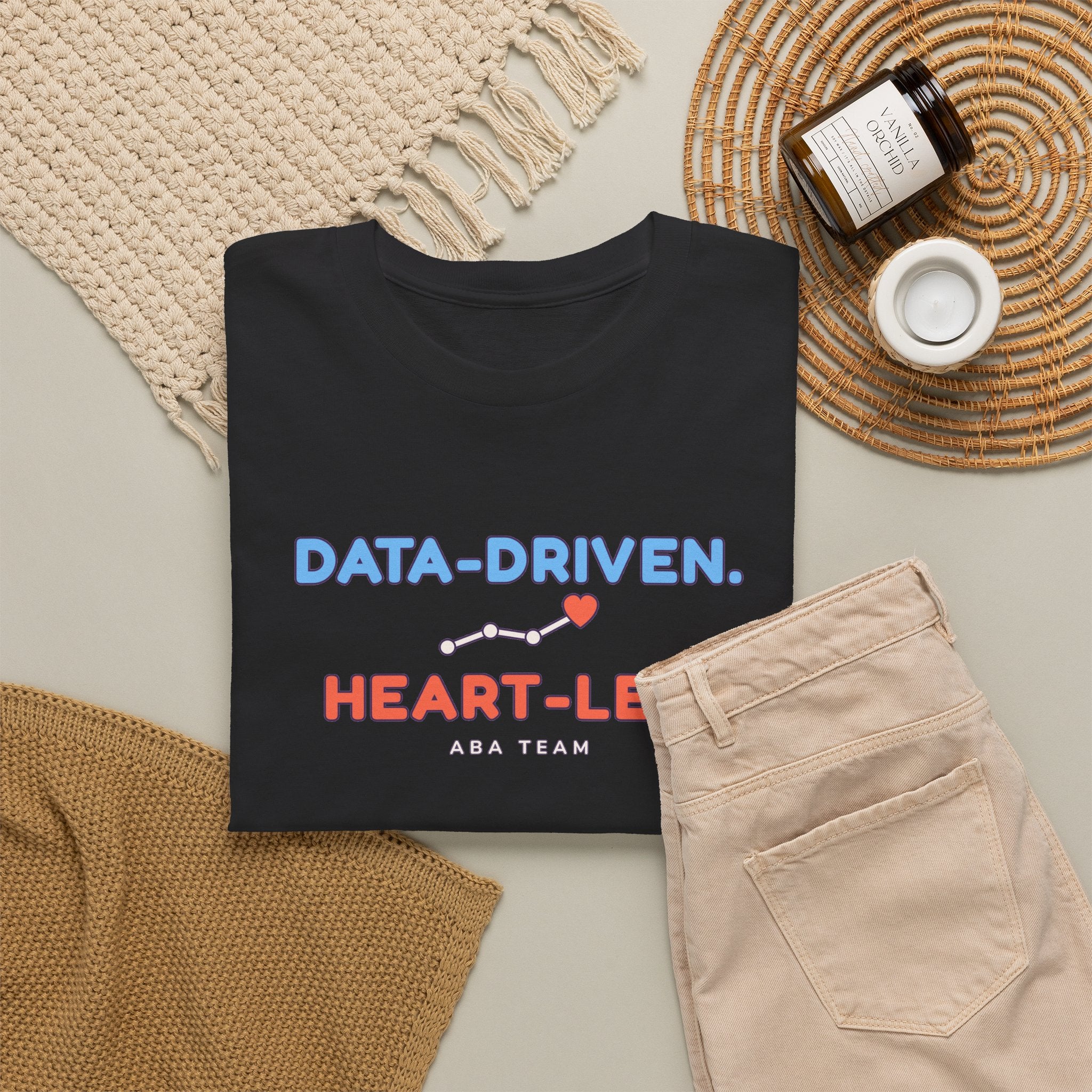 Data-Driven Heart-Led Tee — ABA Team Shirt