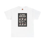 Unisex Heavy Cotton Tee - Clinic Administration "Clinic Ninjas. Silent. Swift. Essential."