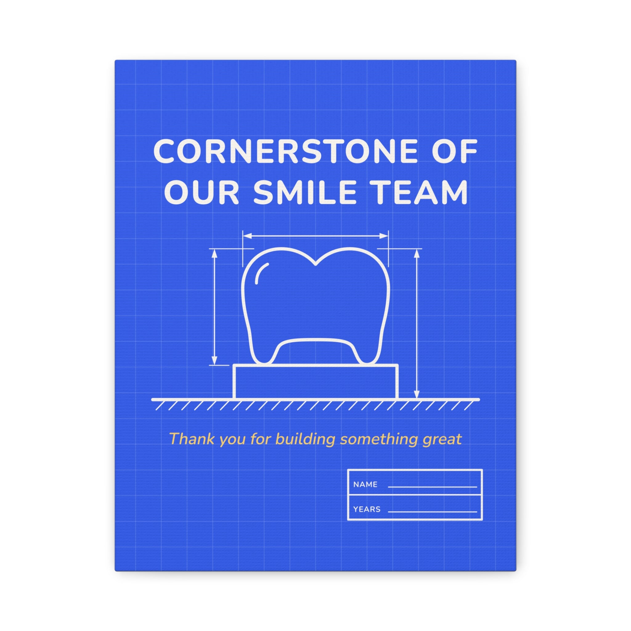 Cornerstone of Our Smile Team Canvas — Dental Team