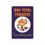 Boo-tiful Progress Halloween Poster – Therapy Clinic Decor