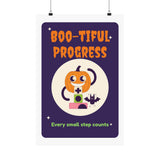 Boo-tiful Progress Halloween Poster – Therapy Clinic Decor