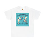 Unisex Heavy Cotton Tee -Upper Body Physical Therapy "Joint Effort"