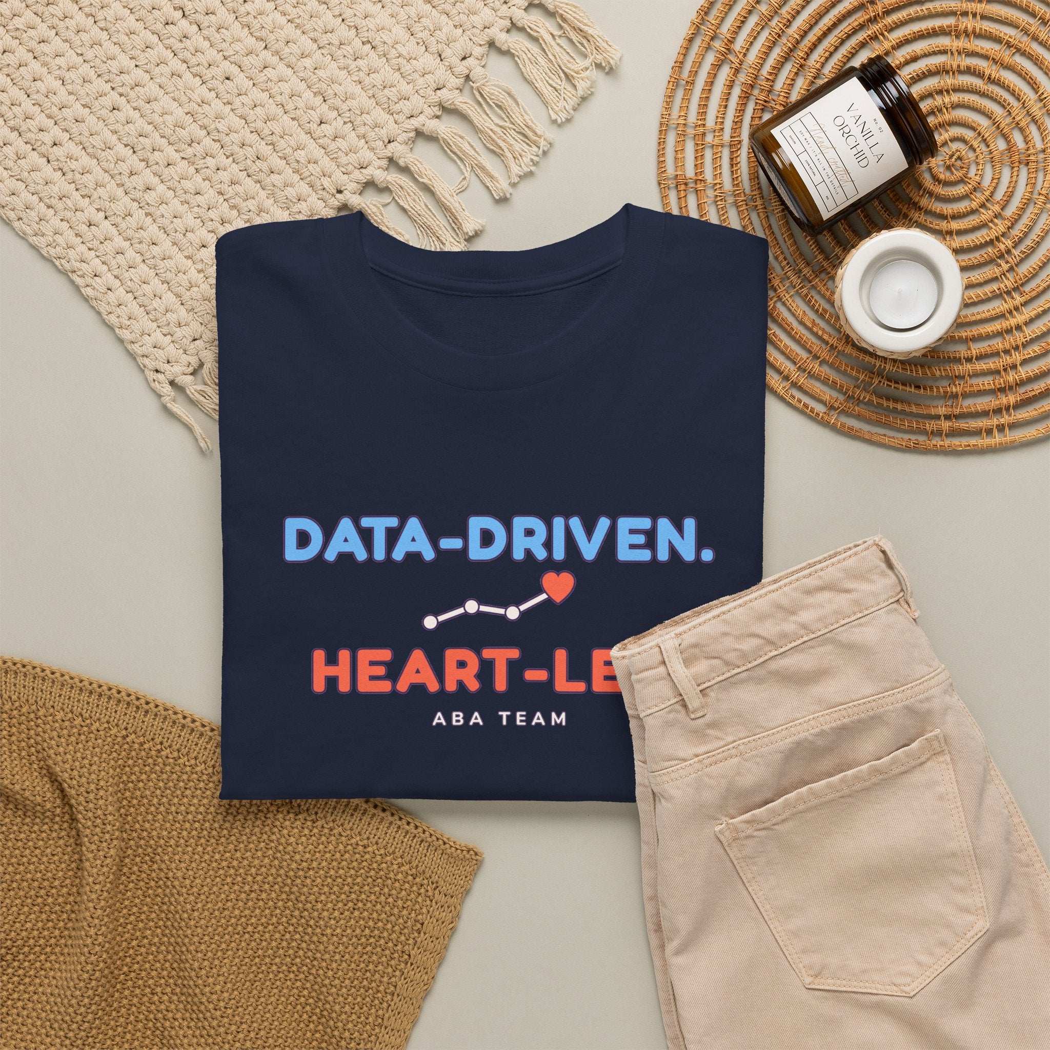 Data-Driven Heart-Led Tee — ABA Team Shirt