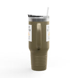 Insulated Travel Mug, 40oz - "Therapy Boss Brew Best Served With Miracles" Perfect for Coffee Lovers | Treat Yourself |  Great Gift for Clinic Owners, Bosses, and VIPs | Travel Tumbler [...]