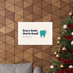 Every Smile Starts Small Poster — Dental Lobby