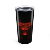 Funny Coffee Tumbler, "Stranger Claims Powered by ICD10 and Coffee" Travel Mug, 20oz Insulated Cup, Gift for Admins! Stylish Dual Use Beverage Container