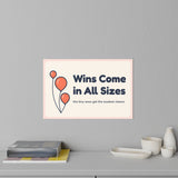 Wins Come in All Sizes Wall Decal — ABA Clinic