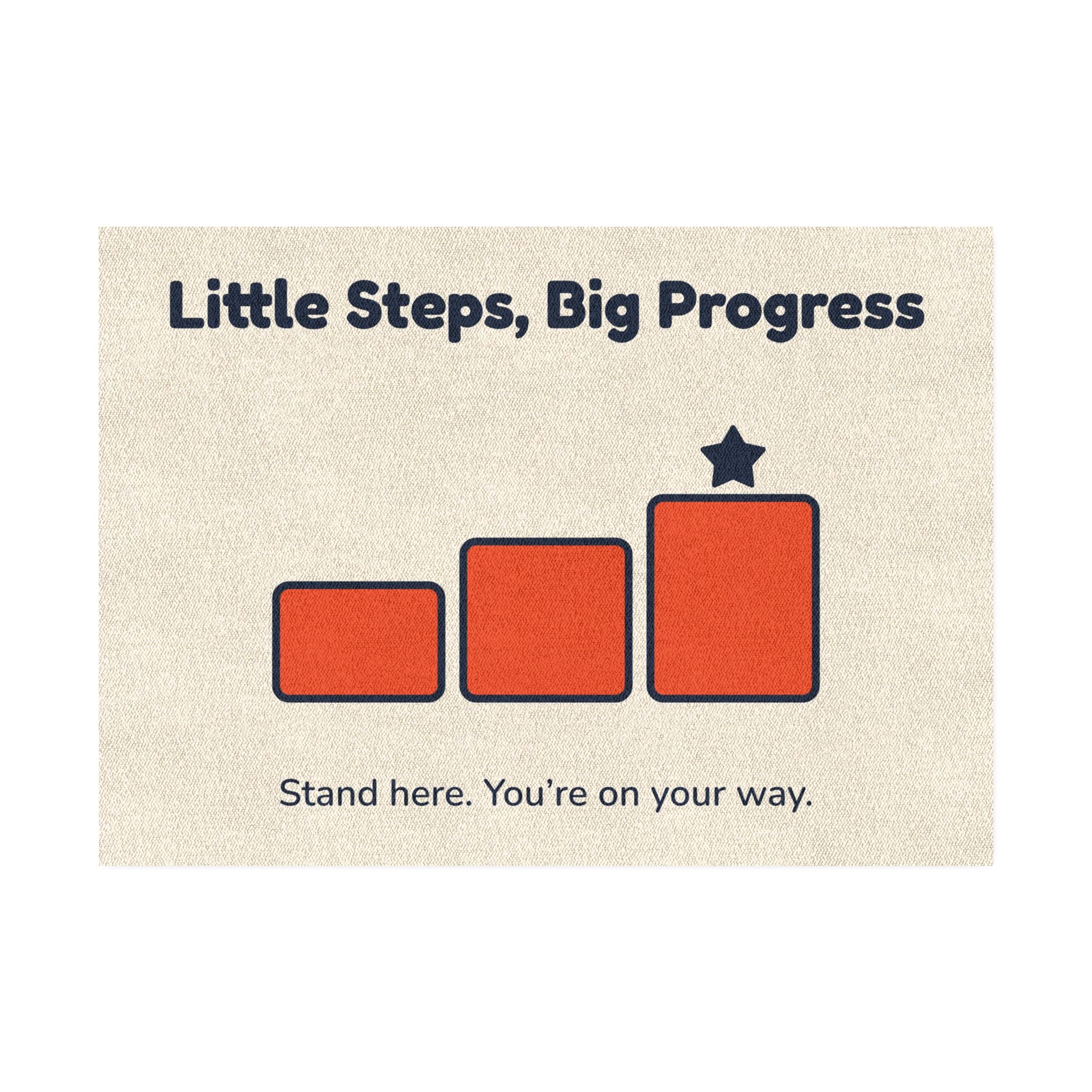 Little Steps, Big Progress Rug — ABA Clinic