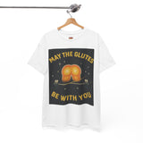 Unisex Heavy Cotton Tee - Physical Therapy "May The Glutes Be With You"