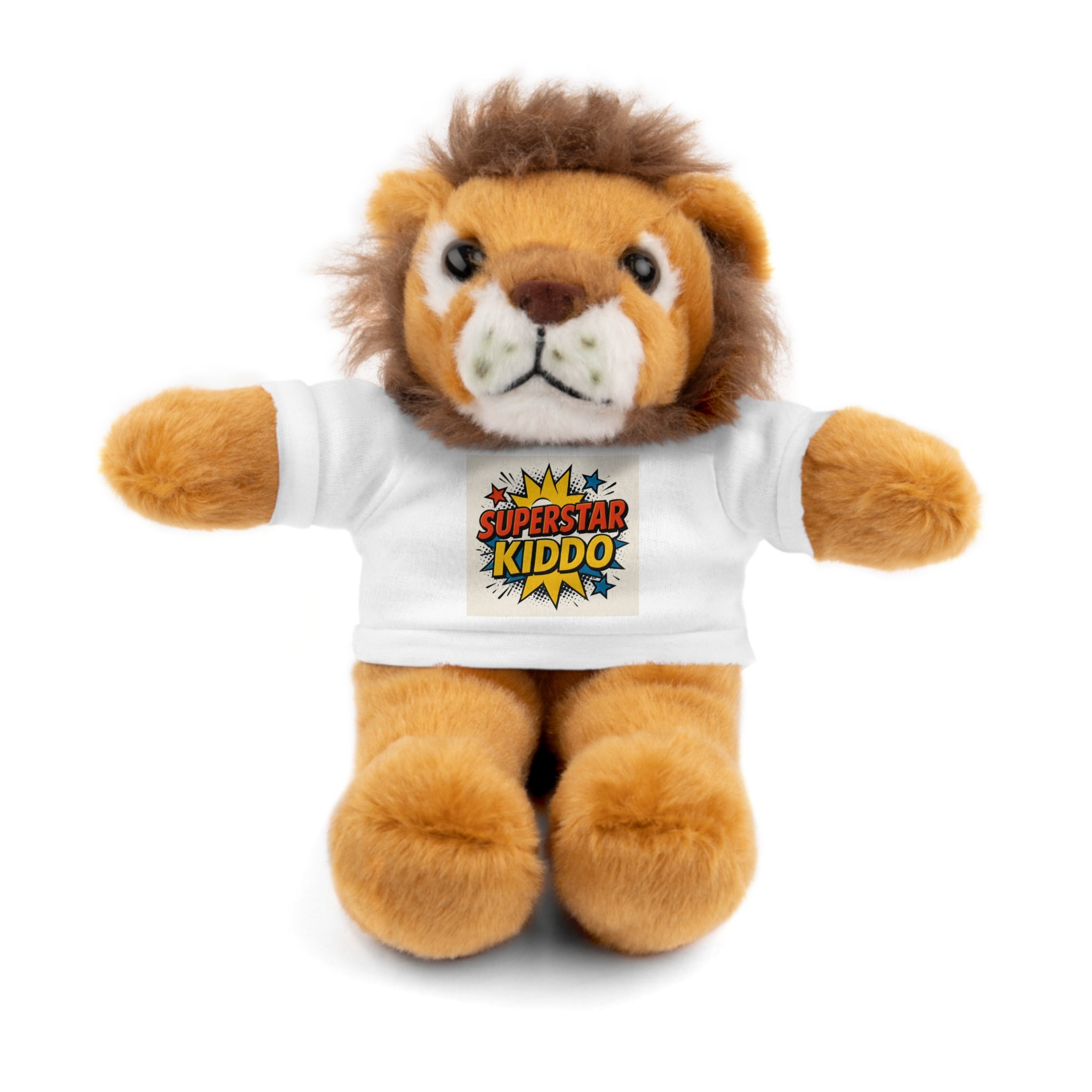 Superstar Kiddo Stuffed Animal Toy, Personalized Plush Bear, Kids Gifts, Birthday Treats, Cuddly Companion, Fun Classroom Prize