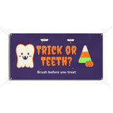 Trick or Teeth Halloween Banner – Dental Office Decor