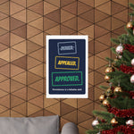 Denied. Appealed. Approved. Poster — Front Desk
