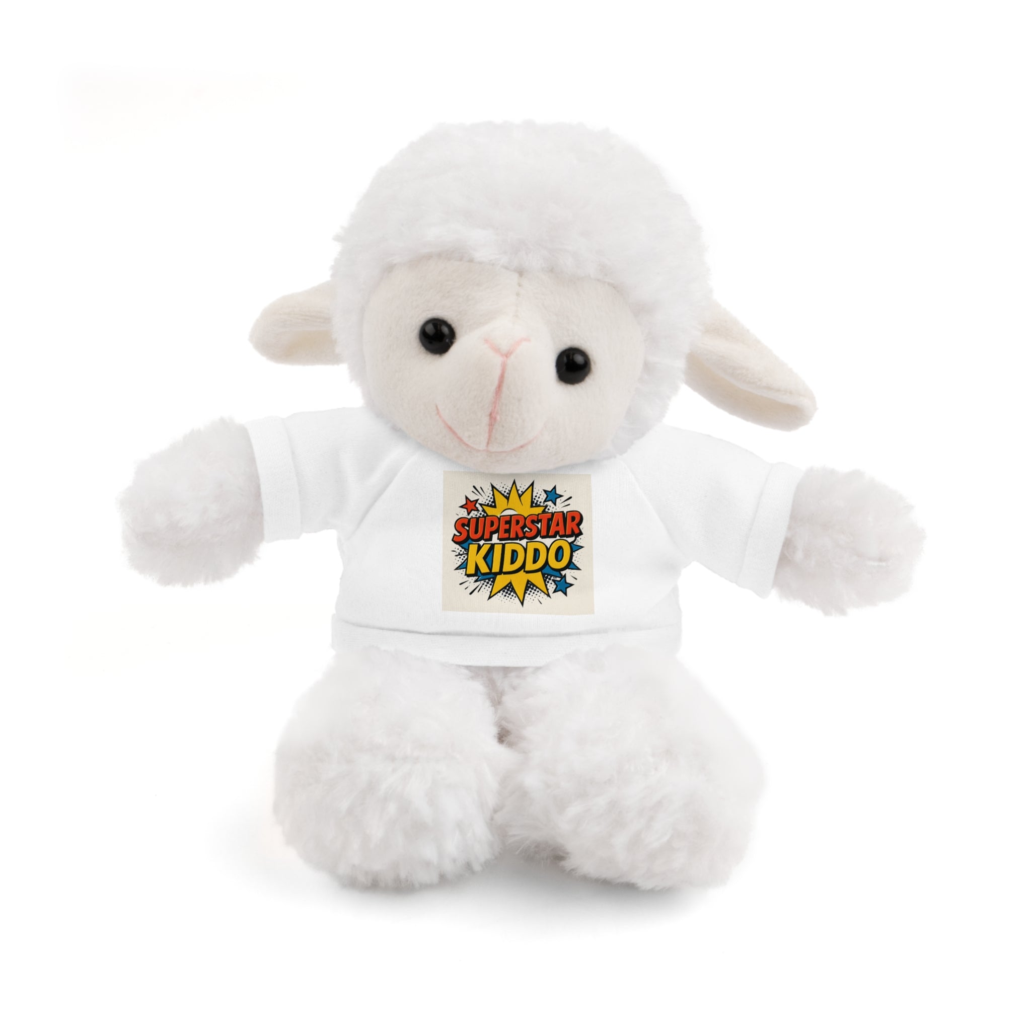 Superstar Kiddo Stuffed Animal Toy, Personalized Plush Bear, Kids Gifts, Birthday Treats, Cuddly Companion, Fun Classroom Prize