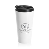 Travel Mug — 'Quietly Aligned' Stainless Steel Coffee Tumbler