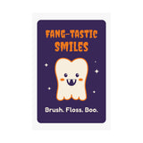 Fang-tastic Smiles Halloween Poster – Dental Office Decor
