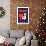 Claims So Clean It's Spooky Halloween Poster – Front Desk