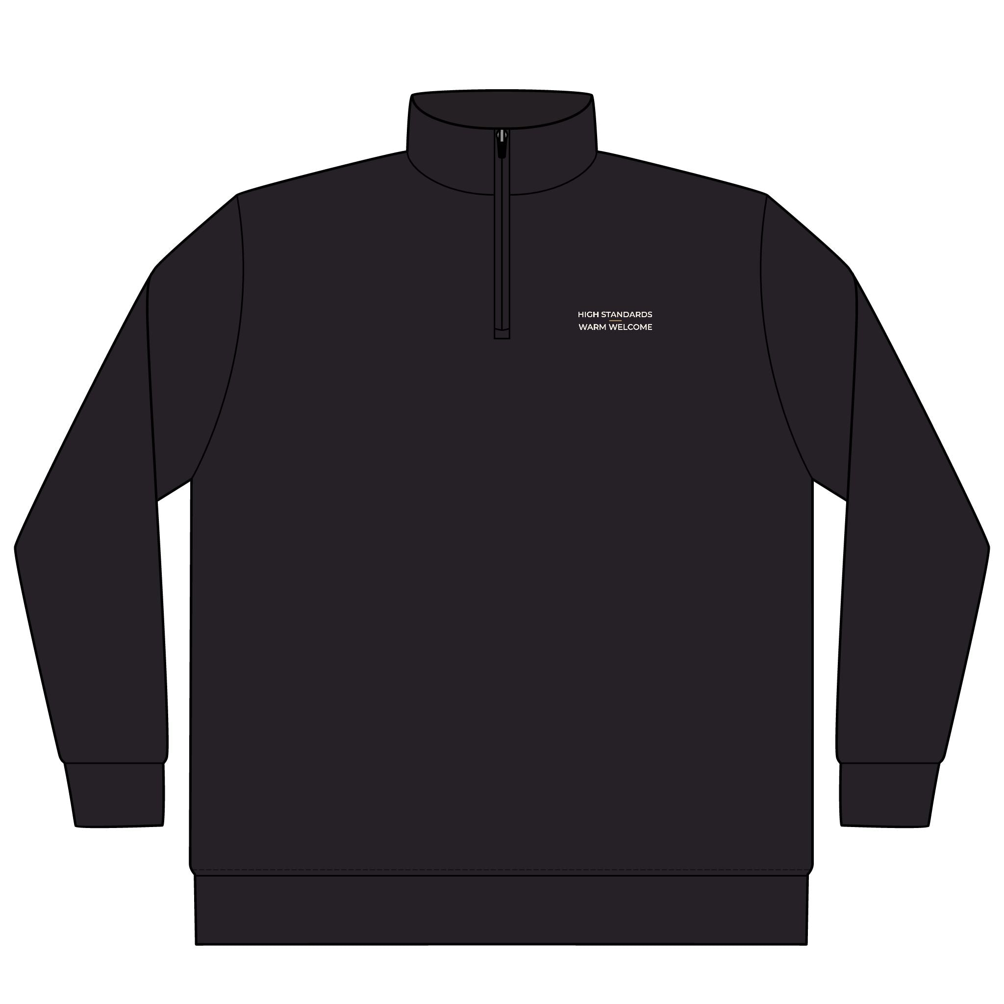 High Standards, Warm Welcome Quarter-Zip – Clinic Owner