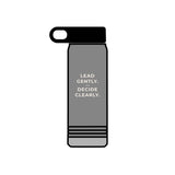 Lead Gently. Decide Clearly. Water Bottle – Clinic Owner