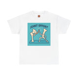 Unisex Heavy Cotton Tee -Upper Body Physical Therapy "Joint Effort"
