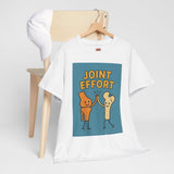 Unisex Heavy Cotton Tee - Lower Body Physical Therapy "Joint Effort"