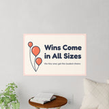 Wins Come in All Sizes Wall Decal — ABA Clinic