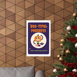 Boo-tiful Progress Halloween Poster – Therapy Clinic Decor