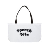 Speech Weekender Tote Bag, Gift for Speech Therapists, Stylish Beach Bag, Perfect for Travel,  Summer Tote, Fun Weekend Accessory
