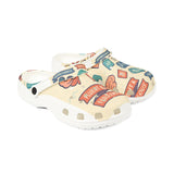 Fabulous AOP EVA Foam Rubber Clogs, Fun Summer Footwear, Comfortable Slippers, Gift for Therapists, Casual Everyday Shoes