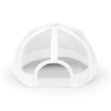 Activated Alignment Arc Trucker Hat — Retro Anime Energy Mesh Cap