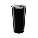 Funny Coffee Tumbler, "Stranger Claims Powered by ICD10 and Espresso" Travel Mug, 20oz Insulated Cup, Gift for Admins, Stylish Dual Use Beverage Container