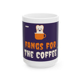 Fangs for the Coffee Halloween Mug – Dental Team Gift